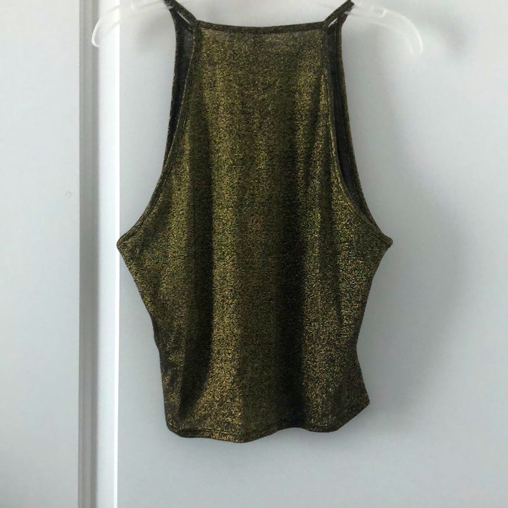 H&M Divided Crop Halter Top - Picture 3 of 4